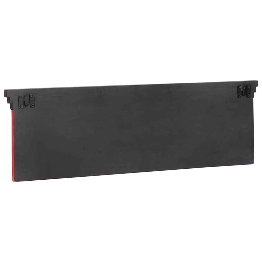 vidaXL Κρεμάστρα Μαύρο 80 x 25 x 2 cm Επεξεργασμένο ξύλο