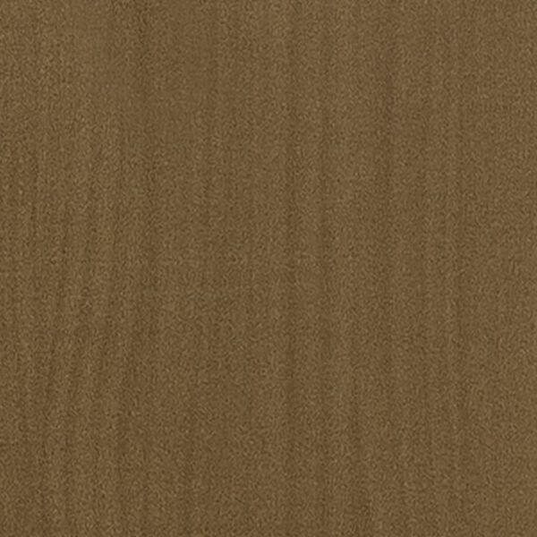 vidaXL Βοηθητικό Ντουλάπι Καφέ Μελί 35,5x33,5x76 εκ. Μασίφ Ξύλο Πεύκου