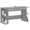 vidaXL Γραφείο Γκρι Sonoma 140 x 50 x 75 εκ. από Επεξεργασμένο Ξύλο