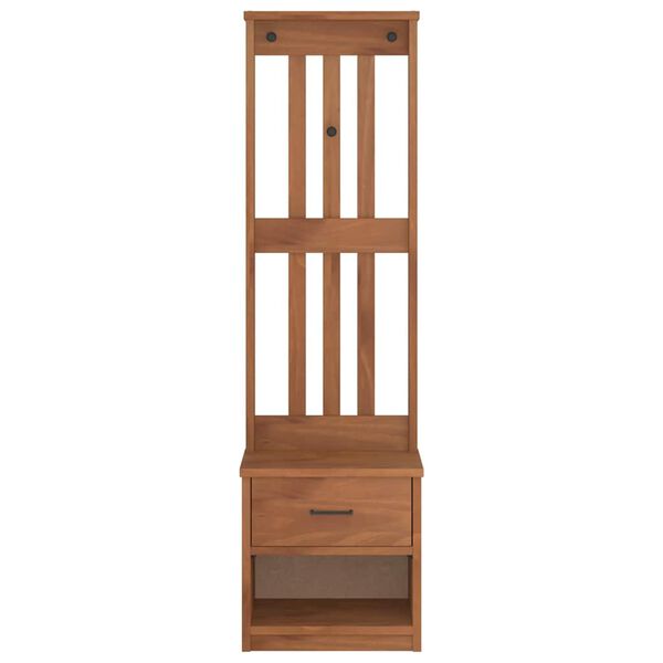 vidaXL Δέντρο χωλ "SANDNES" 45x40x159,5 εκ.Πεύκο μασίφ ξύλο