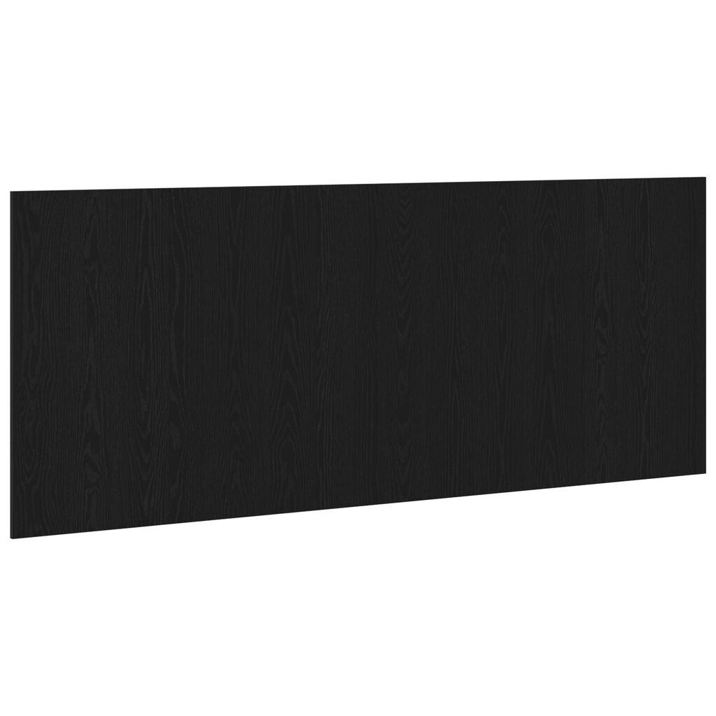vidaXL Κεφαλάρι Κρεβατιού Μαύρο Δρυς 200x1,5x80 εκ. Κατασκευασμένη Ξυλεία