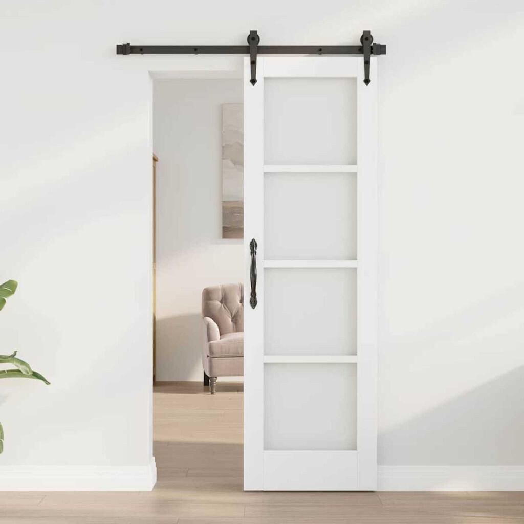 vidaXL Εσωτερική Πόρτα με Γυαλί ORKDAL Λευκό 61 x 198.5 εκ.