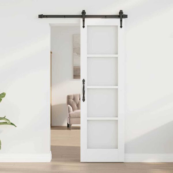 vidaXL Εσωτερική Πόρτα με Γυαλί ORKDAL Λευκό 61 x 198.5 εκ.