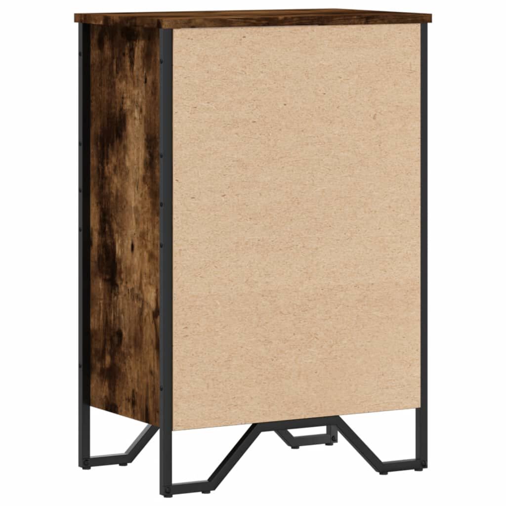 vidaXL Βιβλιοθήκη Καπνιστή Δρυς 50x31x74,5 εκ. από Επεξεργασμένο Ξύλο