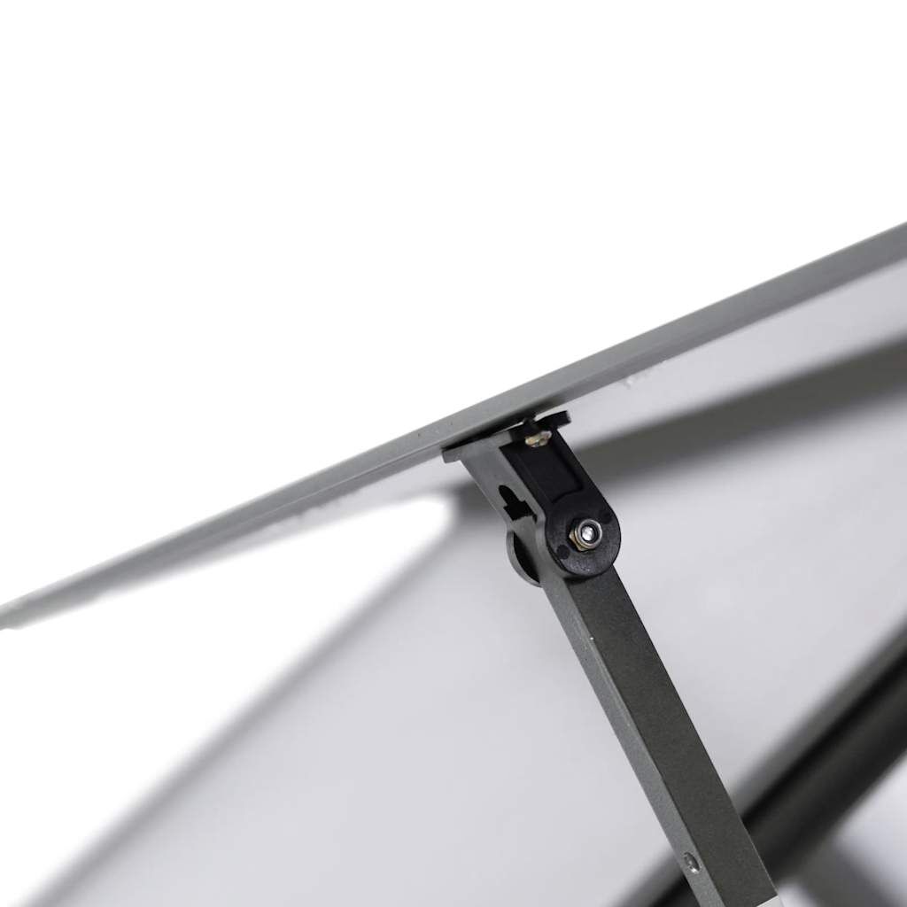 vidaXL Θερμοκήπιο με Πλαίσιο Βάσης Ανθρακί 224x169x195 εκ. Αλουμίνιο