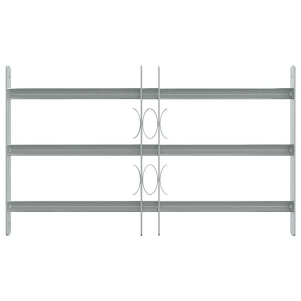 Κάγκελα Παραθύρων Ασφαλείας Ρυθμιζόμενα με 3 Μπάρες 500-650 χιλ.