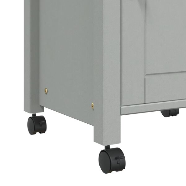 vidaXL Τρόλεϊ Κουζίνας MONZA 48x40x90 εκ. από Μασίφ Ξύλο Πεύκου