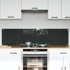 vidaXL Πίσω Πάνελ Κουζίνας 2 pcs Σκούρο Γκρι 80 x 40 cm