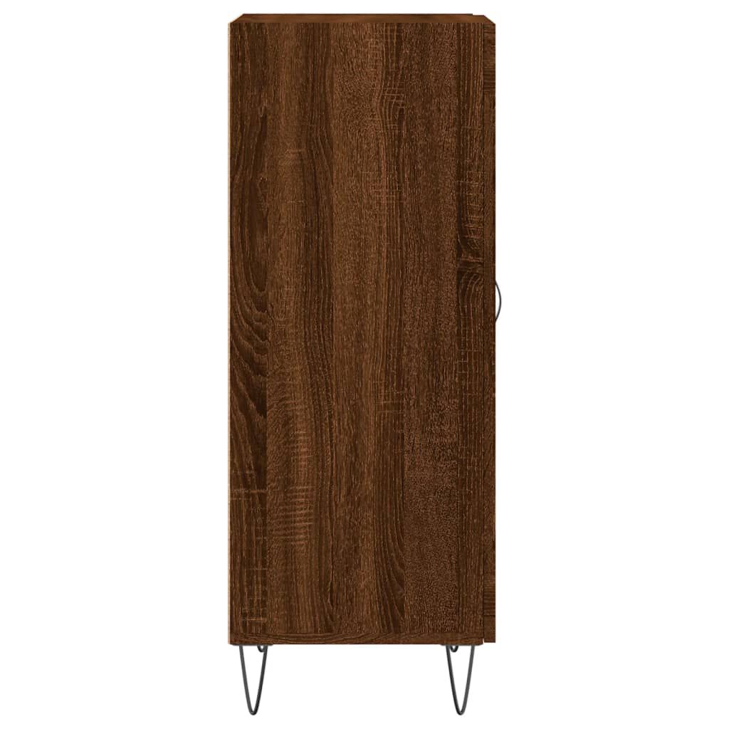 vidaXL Ντουλάπι Καφέ Δρυς 34,5 x 34 x 90 εκ. Επεξεργασμένο Ξύλο
