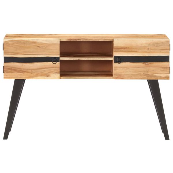 vidaXL Ντουλάπι 120 x 30 x 75 εκ. από Μασίφ Ξύλο Ακακίας