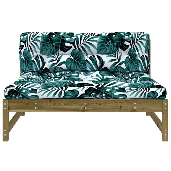 vidaXL Καναπές Μεσαίος 120 x 80 εκ. από Εμποτισμένο Ξύλο Πεύκου