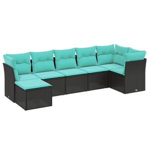 vidaXL &Sigma;&alpha;&lambda;ό&nu;&iota; &Kappa;ή&pi;&omicron;&upsilon; &Sigma;&epsilon;&tau; 7 &Tau;&epsilon;&mu;&alpha;&chi;ί&omega;&nu; &Kappa;&alpha;&phi;έ &Sigma;&upsilon;&nu;&theta;&epsilon;&tau;&iota;&kappa;ό &Rho;&alpha;&tau;ά&nu; &mu;&epsilon; &Mu;&alpha;&xi;&iota;&lambda;ά&rho;&iota;&alpha;