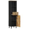 vidaXL Ντουλάπι Μπάνιου 38x33,5x160 εκ. από Μασίφ Ξύλο Μάνγκο