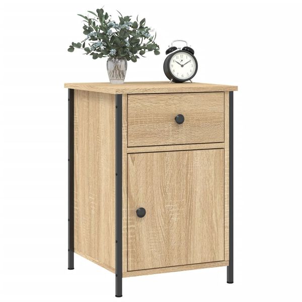 vidaXL Κομοδίνα 2 τεμ. Sonoma Δρυς 40x42x60 εκ. από Επεξεργασμένο Ξύλο
