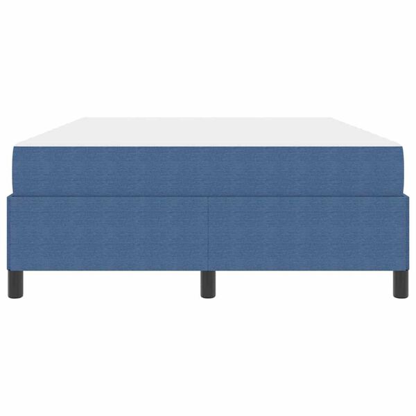 vidaXL Σκελετός Κρεβατιού Μπλε 140 x 190 cm Βελούδο