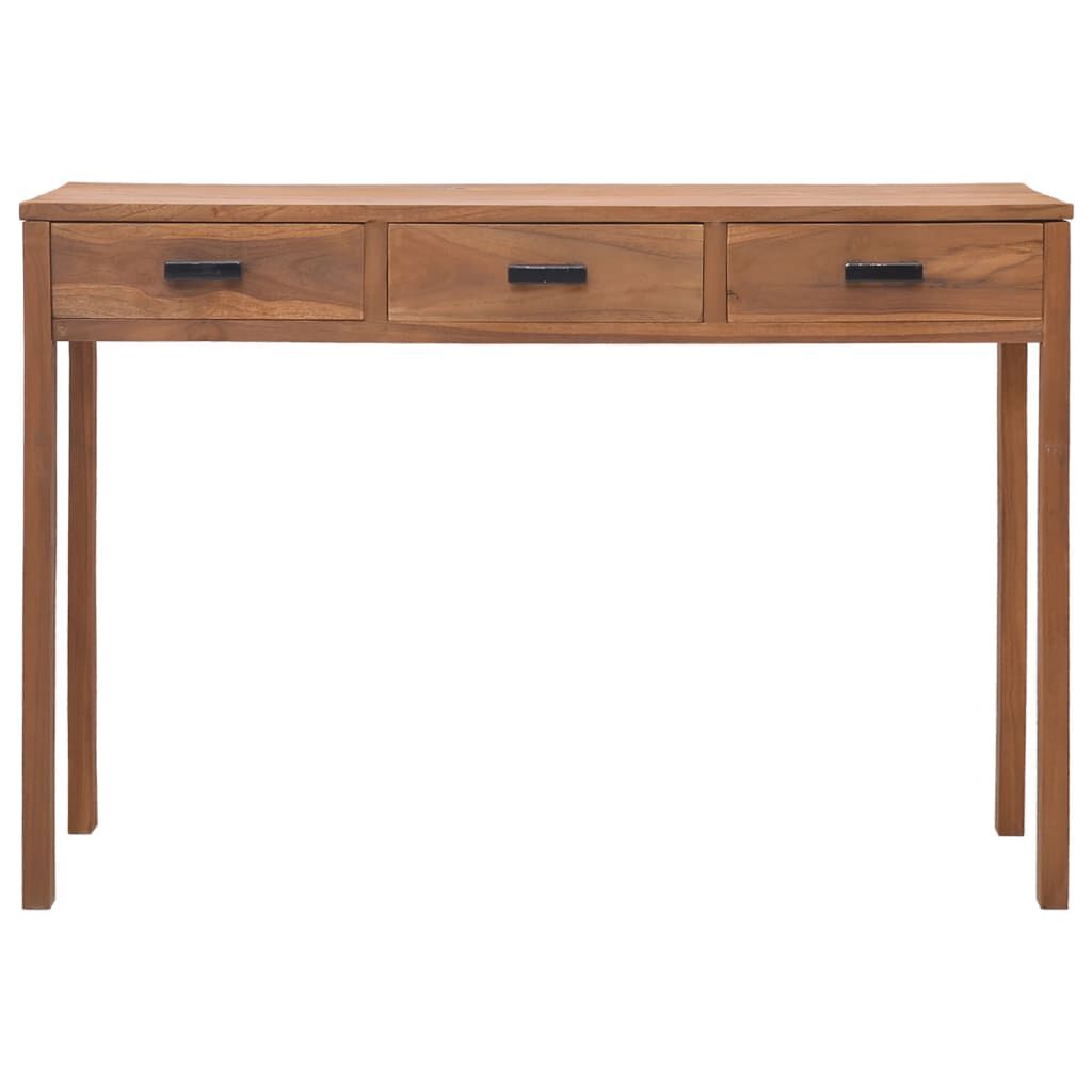 vidaXL Γραφείο 110x40x75 εκ. από Μασίφ Ξύλο Teak