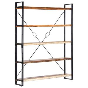 vidaXL &Beta;&iota;&beta;&lambda;&iota;&omicron;&theta;ή&kappa;&eta; &mu;&epsilon; 5 &Epsilon;&pi;ί&pi;&epsilon;&delta;&alpha; 140x30x180 &epsilon;&kappa;. &Mu;&alpha;&sigma;ί&phi; &Alpha;&nu;&alpha;&kappa;&upsilon;&kappa;&lambda;&omega;&mu;έ&nu;&omicron; &Xi;ύ&lambda;&omicron;