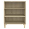 vidaXL Ραφιέρα Sonoma Δρυς 57 x 35 x 70 εκ. από Μοριοσανίδα