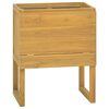 vidaXL Έ&pi;&iota;&pi;&lambda;&omicron; &Mu;&pi;ά&nu;&iota;&omicron;&upsilon; 60 x 40 x 75 &epsilon;&kappa;. &alpha;&pi;ό &Mu;&alpha;&sigma;ί&phi; &Xi;ύ&lambda;&omicron; Teak