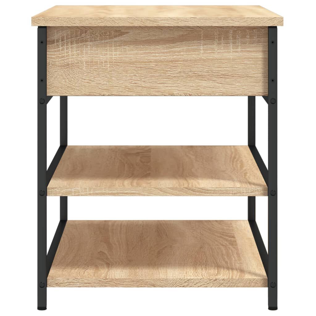 vidaXL Παπουτσοθήκη Sonoma Δρυς 70x42,5x50 εκ. από Επεξεργασμένο Ξύλο