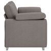 vidaXL Καναπές με μαξιλάρι Taupe 160 x 77 x 82 εκ ύφασμα