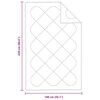 vidaXL Set Παπλώματος Χειμώνα 2 pcs Λευκό 140 x 220 cm Μικροΐνες