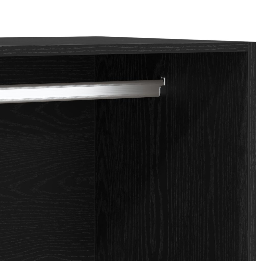 vidaXL Ντουλάπα Μαύρη Δρυς 50x50x200 εκ από Επεξεργασμένο Ξύλο