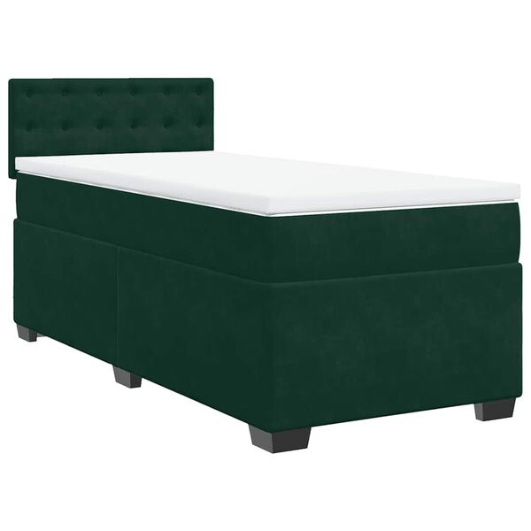 vidaXL &Kappa;&rho;&epsilon;&beta;ά&tau;&iota; Boxspring &mu;&epsilon; &Sigma;&tau;&rho;ώ&mu;&alpha; &Sigma;&kappa;&omicron;ύ&rho;&omicron; &Pi;&rho;ά&sigma;&iota;&nu;&omicron; 80x200 &epsilon;&kappa;. &Beta;&epsilon;&lambda;&omicron;ύ&delta;&iota;&nu;&omicron;