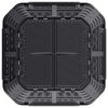 vidaXL Κάδος Κομποστοποίησης Μαύρος 93,3 x 93,3 x 113 εκ. 740 Λίτρων