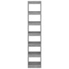 vidaXL Βιβλιοθήκη/Διαχωριστικό Χώρου Γκρι Sonoma 40x30x198 εκ.