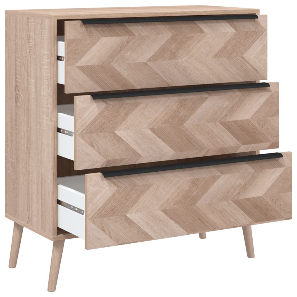 Finori Συρταριέρα Lusk 03A Sonoma Δρυς 80 x 38,5 x 87 εκ.