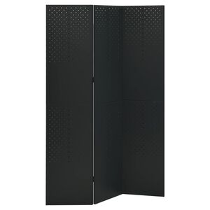 vidaXL &Delta;&iota;&alpha;&chi;&omega;&rho;&iota;&sigma;&tau;&iota;&kappa;ό &Delta;&omega;&mu;&alpha;&tau;ί&omicron;&upsilon; &mu;&epsilon; 3 &Pi;ά&nu;&epsilon;&lambda; &Mu;&alpha;ύ&rho;&omicron; 120 x 180 &epsilon;&kappa;. &alpha;&pi;ό &Alpha;&tau;&sigma;ά&lambda;&iota;