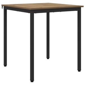 vidaXL &Tau;&rho;&alpha;&pi;&epsilon;&zeta;&alpha;&rho;ί&epsilon;&sigmaf; 70 x 70 x 75 cm &Mu;&Epsilon;&Tau;&Alpha;&Lambda;&Lambda;&Omicron;