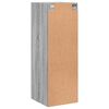 vidaXL Ντουλάπι Τοίχου Sonoma Γκρι 35x37x100 εκ. με Γυάλινες Πόρτες