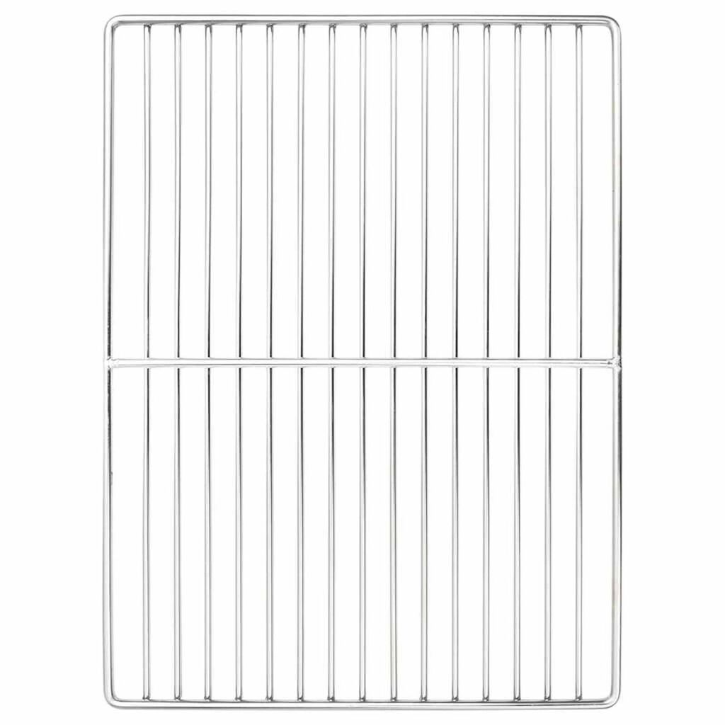 vidaXL Σχάρα ψησίματος Ασημί 40 x 30 cm Ανοξείδωτο ατσάλι