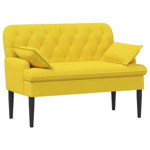 vidaXL Love seat &mu;&epsilon; &kappa;&omicron;&upsilon;&mu;&pi;&iota;ά &Alpha;&nu;&omicron;&iota;&chi;&tau;ό &Kappa;ί&tau;&rho;&iota;&nu;&omicron; 111 x 68 x 80 &epsilon;&kappa;. Ύ&phi;&alpha;&sigma;&mu;&alpha;