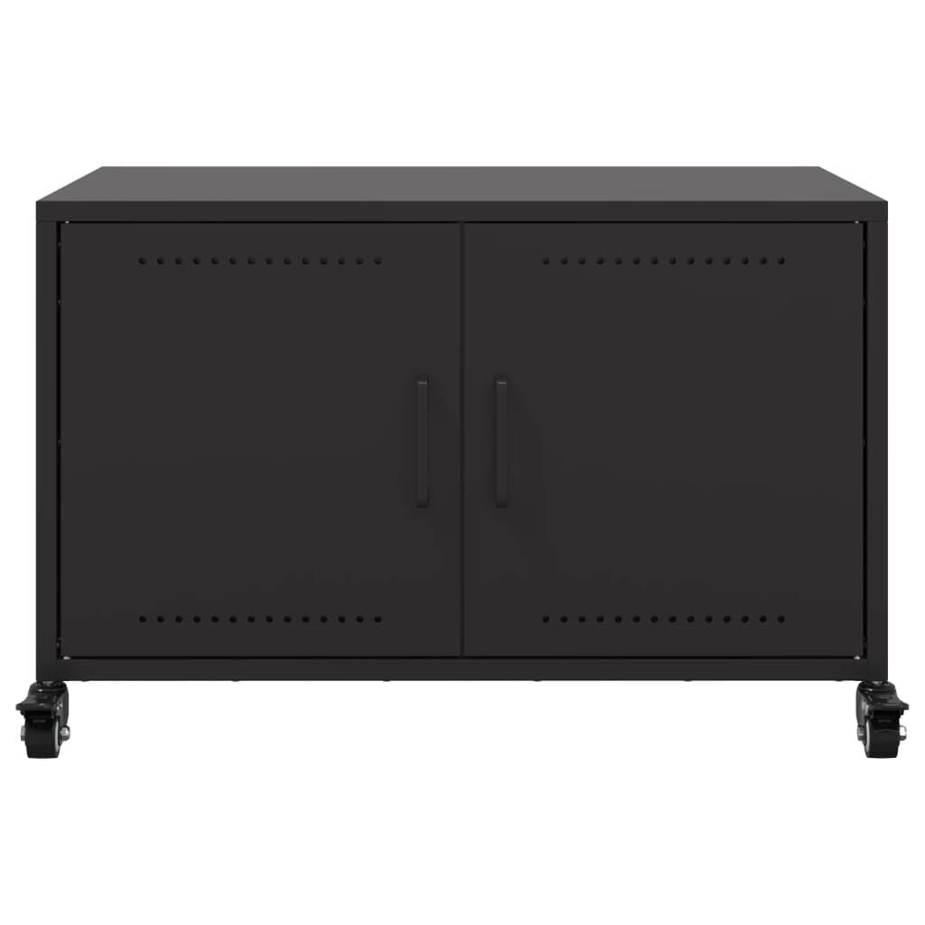 vidaXL Έπιπλο Τηλεόρασης Μαύρο 68x39x43,5 εκ. Χάλυβας