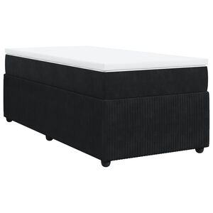vidaXL &Kappa;&rho;&epsilon;&beta;ά&tau;&iota; Boxspring &mu;&epsilon; &Sigma;&tau;&rho;ώ&mu;&alpha; &Mu;&alpha;ύ&rho;&omicron; 80 x 200 &epsilon;&kappa;. &Beta;&epsilon;&lambda;&omicron;ύ&delta;&iota;&nu;&omicron;