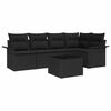 vidaXL &Sigma;&epsilon;&tau; &Kappa;&alpha;&nu;&alpha;&pi;έ &Kappa;ή&pi;&omicron;&upsilon; &mu;&epsilon; &mu;&alpha;&xi;&iota;&lambda;ά&rho;&iota; 6 pcs &sigma;&upsilon;&nu;&theta;&epsilon;&tau;&iota;&kappa;ό &rho;&alpha;&tau;ά&nu;
