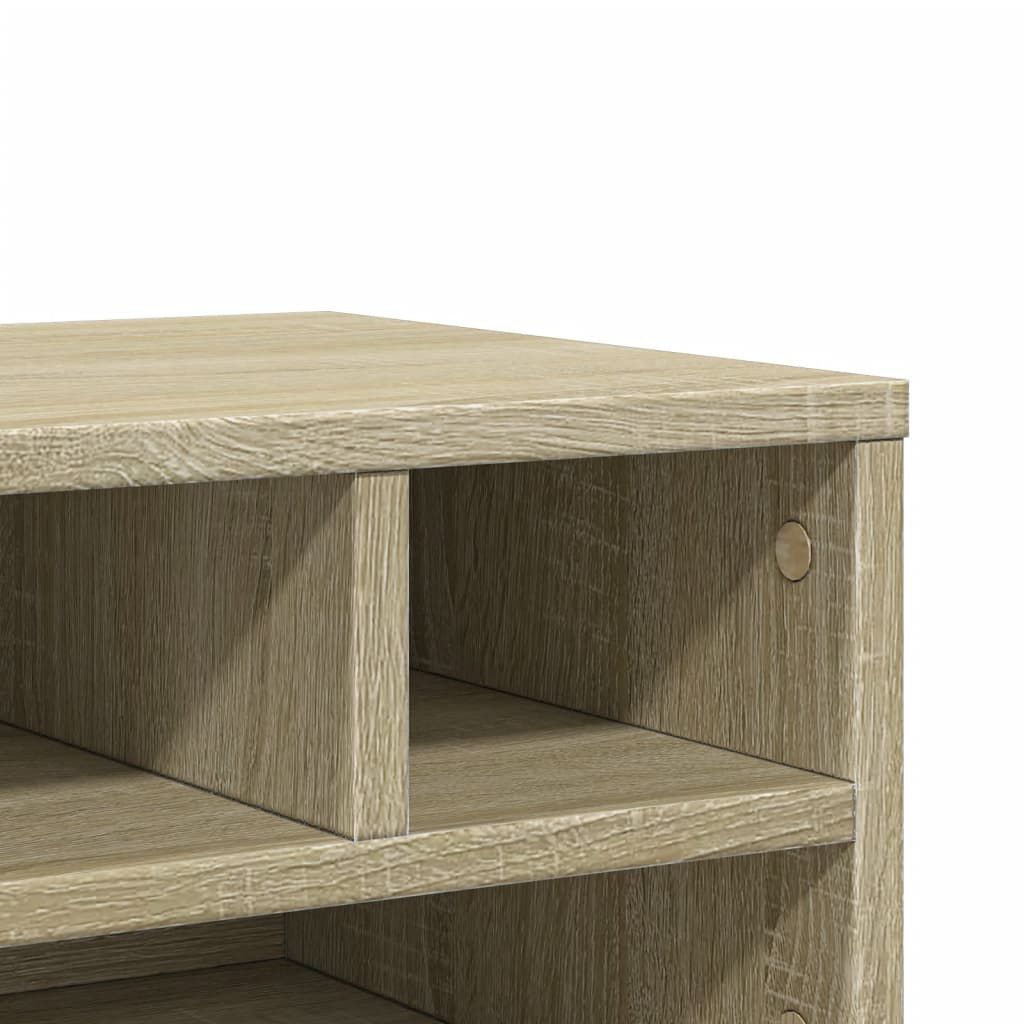 vidaXL Βάση Εκτυπωτή Sonoma Δρυς 40x32x22,5 εκ. από Επεξεργασμένο Ξύλο