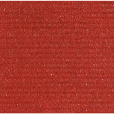 vidaXL Πανί Σκίασης Κόκκινο 3,5 x 4,5 μ. από HDPE 160 γρ./μ²