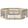 vidaXL &Pi;ύ&lambda;&eta; &Sigma;&kappa;ύ&lambda;&omicron;&upsilon; &mu;&epsilon; &Sigma;&tau;&eta;&rho;ί&gamma;&mu;&alpha;&tau;&alpha; 6 pcs Sonoma &Delta;&rho;&upsilon;&sigmaf; 100 x 60 cm