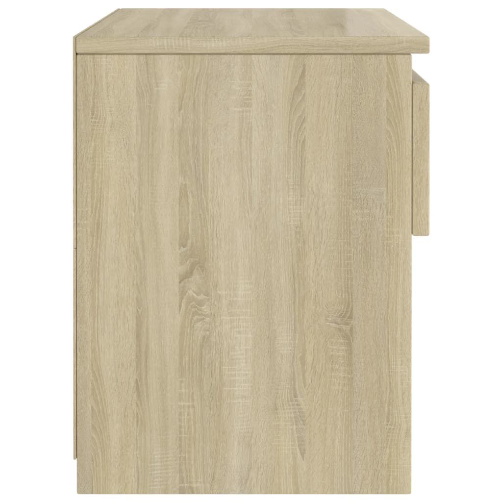 vidaXL Κομοδίνα 2 τεμ. Sonoma Δρυς 40 x 30 x 39 εκ. από Επεξ. Ξύλο