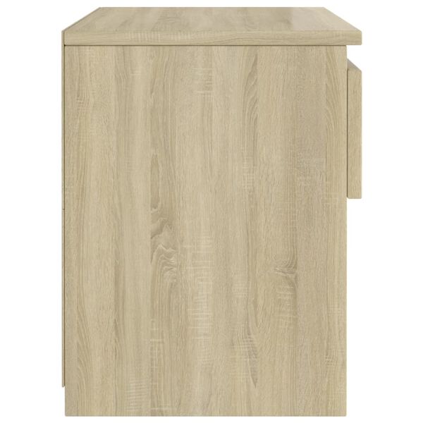 vidaXL Κομοδίνα 2 τεμ. Sonoma Δρυς 40 x 30 x 39 εκ. από Επεξ. Ξύλο