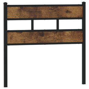 vidaXL Κεφαλάρι Καπνιστή Δρυς 75 εκ. Σιδερένιο/Επεξεργασμένο Ξύλο