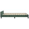 vidaXL Σκελετός Κρεβατιού Χωρίς Στρώμα Πράσινο 120x200εκ. Βελούδινο