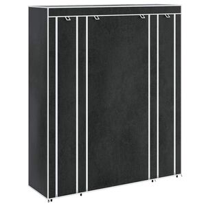 vidaXL &Nu;&tau;&omicron;&upsilon;&lambda;ά&pi;&alpha; &mu;&epsilon; &Rho;ά&phi;&iota;&alpha; / &Sigma;&omega;&lambda;ή&nu;&epsilon;&sigmaf; &Mu;&alpha;ύ&rho;&eta; 45 x 150 x 176 &epsilon;&kappa;. &Upsilon;&phi;&alpha;&sigma;&mu;ά&tau;&iota;&nu;&eta;
