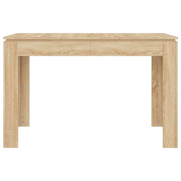 vidaXL Τραπεζαρία Sonoma Δρυς 120 x 60 x 76 εκ. από Επεξ. Ξύλο