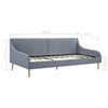 vidaXL &Pi;&lambda;&alpha;ί&sigma;&iota;&omicron; Daybed &Alpha;&nu;&omicron;&iota;&chi;&tau;ό &Gamma;&kappa;&rho;&iota; &Upsilon;&phi;&alpha;&sigma;&mu;ά&tau;&iota;&nu;&omicron;