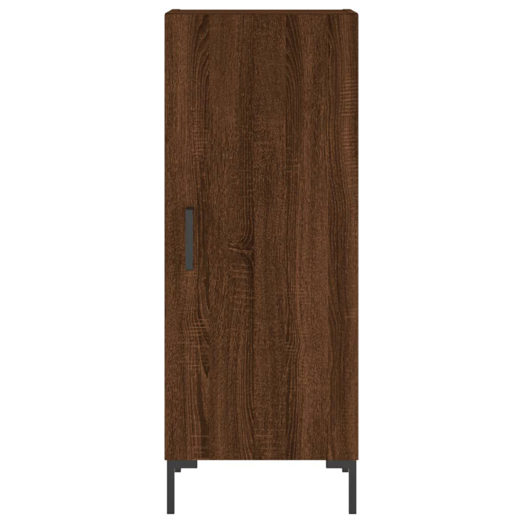 vidaXL Ντουλάπι Καφέ Δρυς 34,5 x 34 x 90 εκ. Επεξεργασμένο Ξύλο